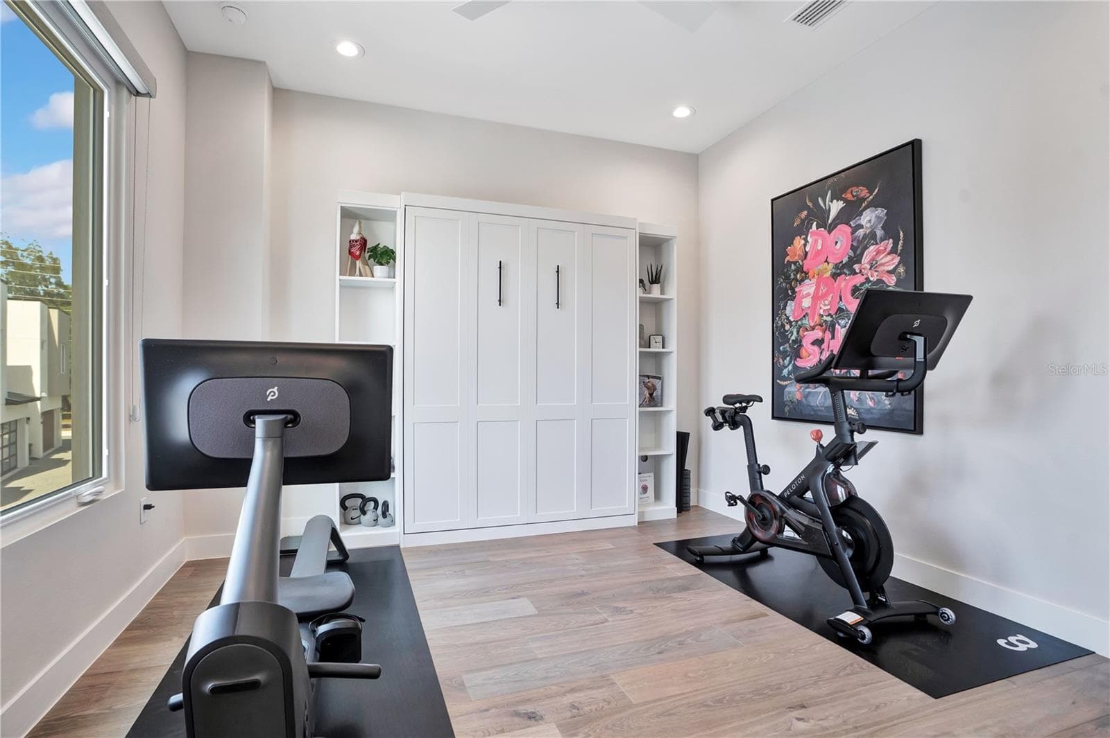Exercise room/guest room with Murphy bed - 1927 S LAKEMONT AVE, WINTER PARK