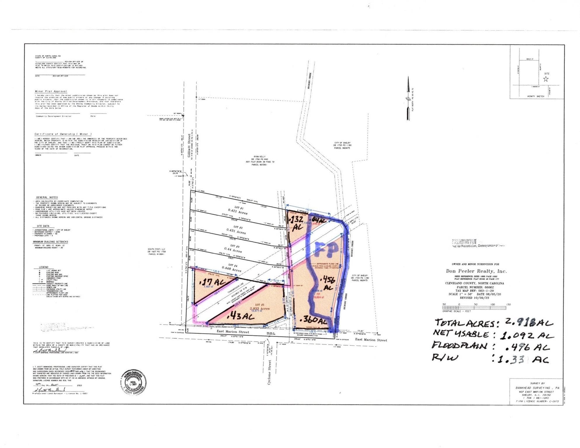 Acreage at 104 GILLIATT Street, Shelby, photo 3 of 4