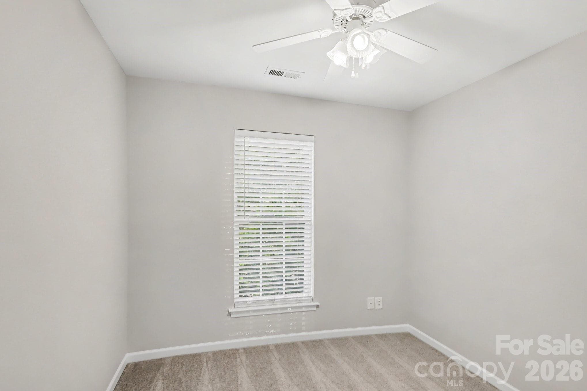 Window view of first guest bedroom - 4960 Sunburst Lane, Charlotte
