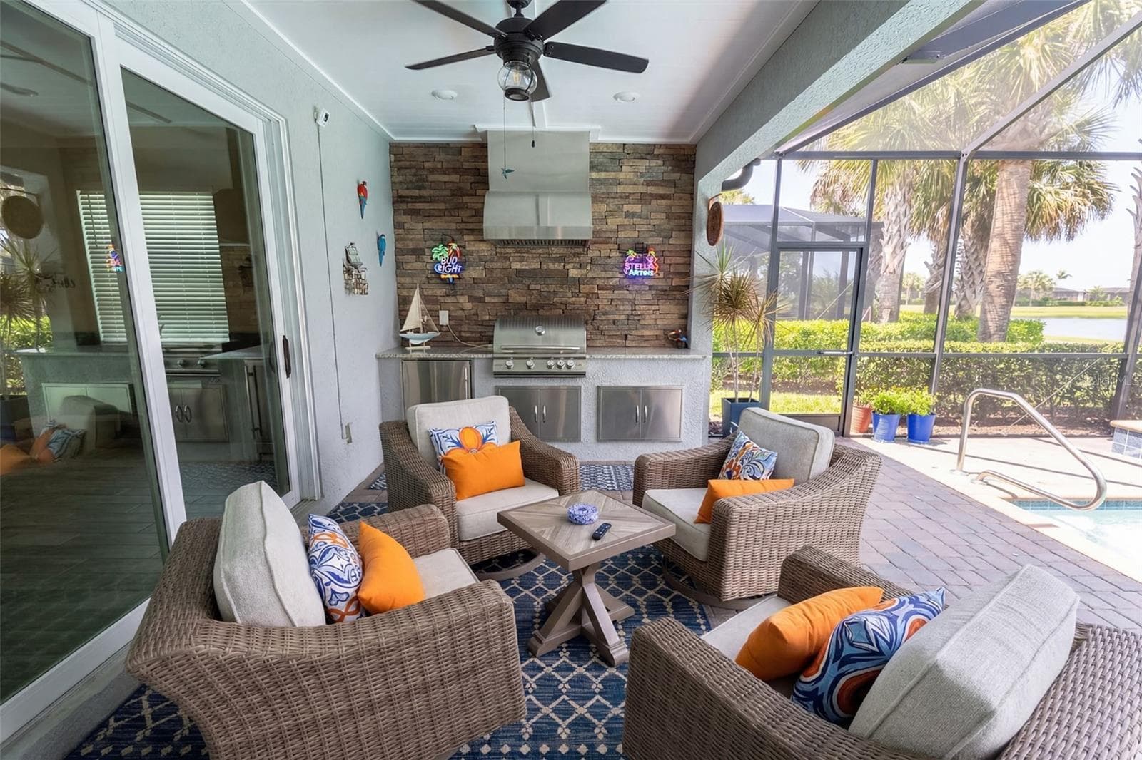 Screened Lanai - 25228 KEYGRASS CT, PUNTA GORDA