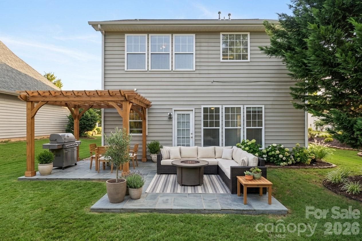 Virtually enhanced with possible enlarged patio for inspiration - 712 Tulip Tree Place, Rock Hill