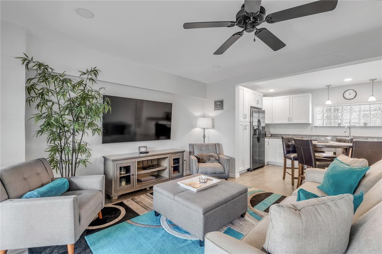 Apartment 1 Living Room - 2707 S ATLANTIC AVE, NEW SMYRNA BEACH