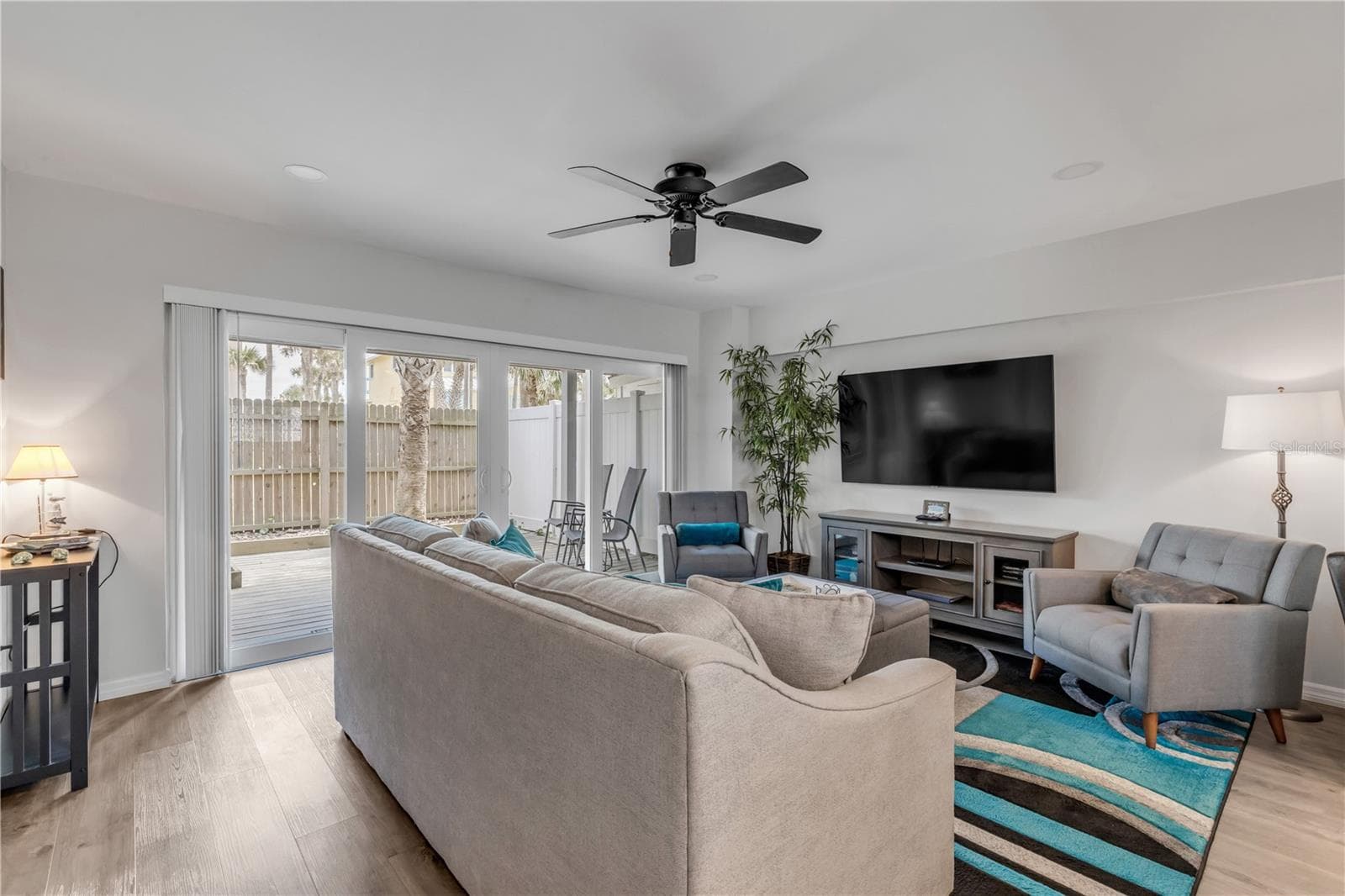 Apartment 1 Living Room - 2707 S ATLANTIC AVE, NEW SMYRNA BEACH