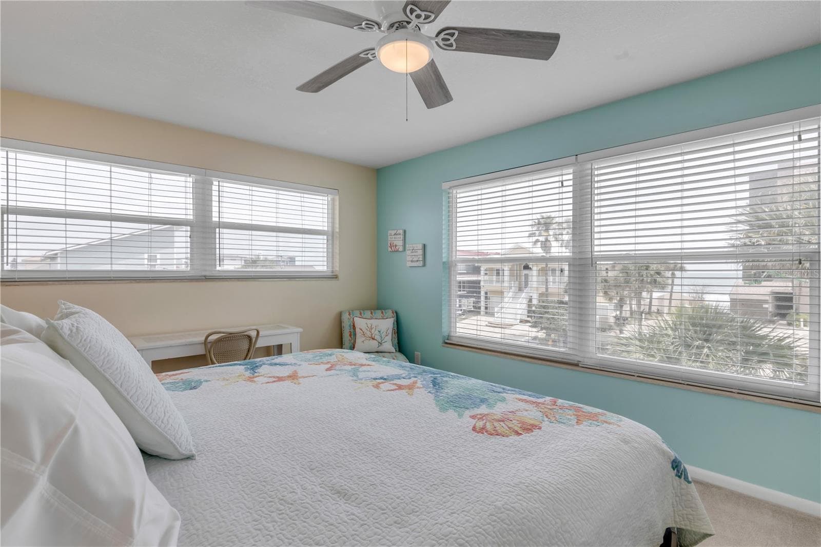 Apartment 2 Primary Bedroom - 2707 S ATLANTIC AVE, NEW SMYRNA BEACH