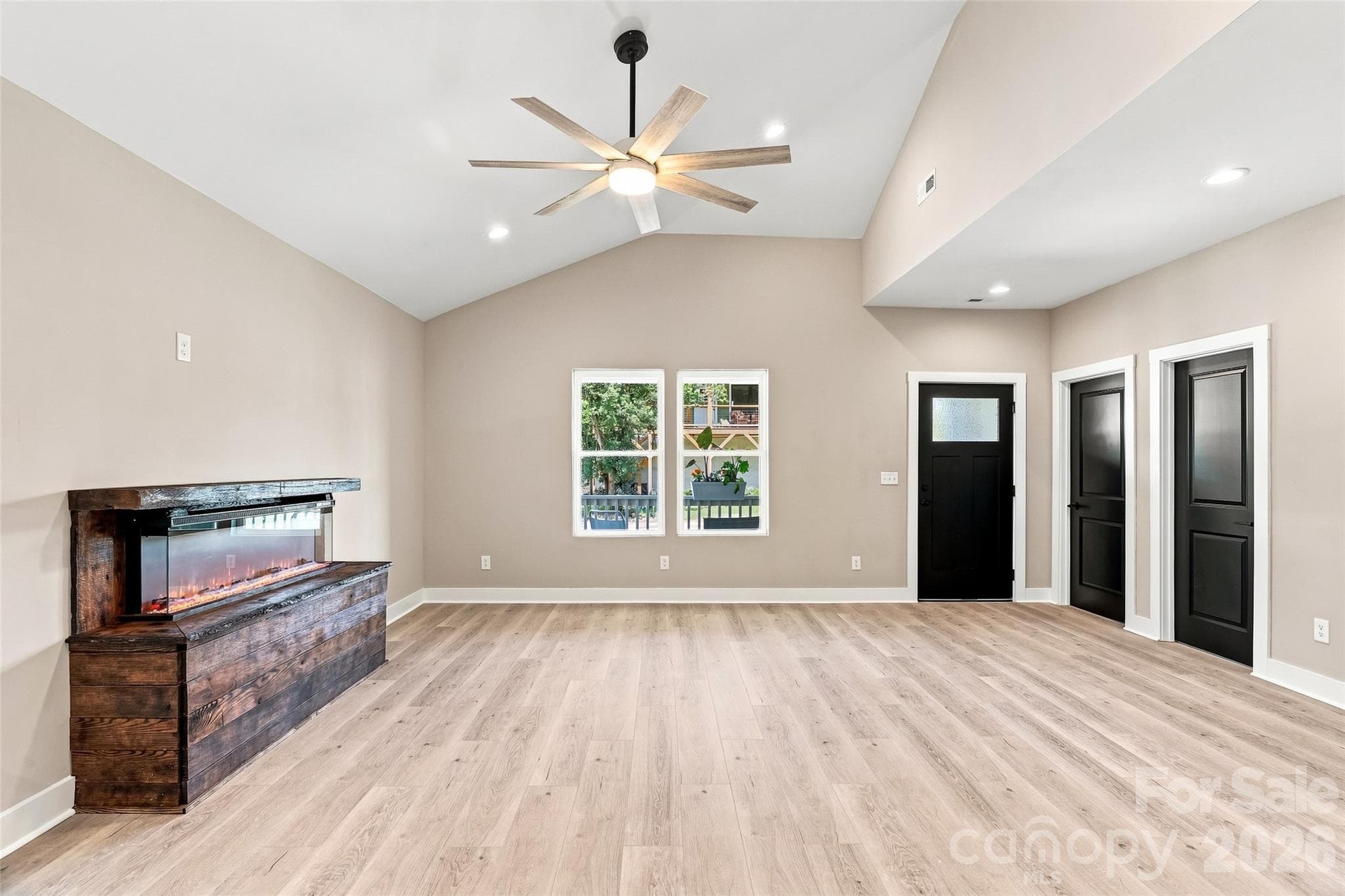 Natural light enhanced with vaulted ceiling - 156 Edwards Avenue, Swannanoa