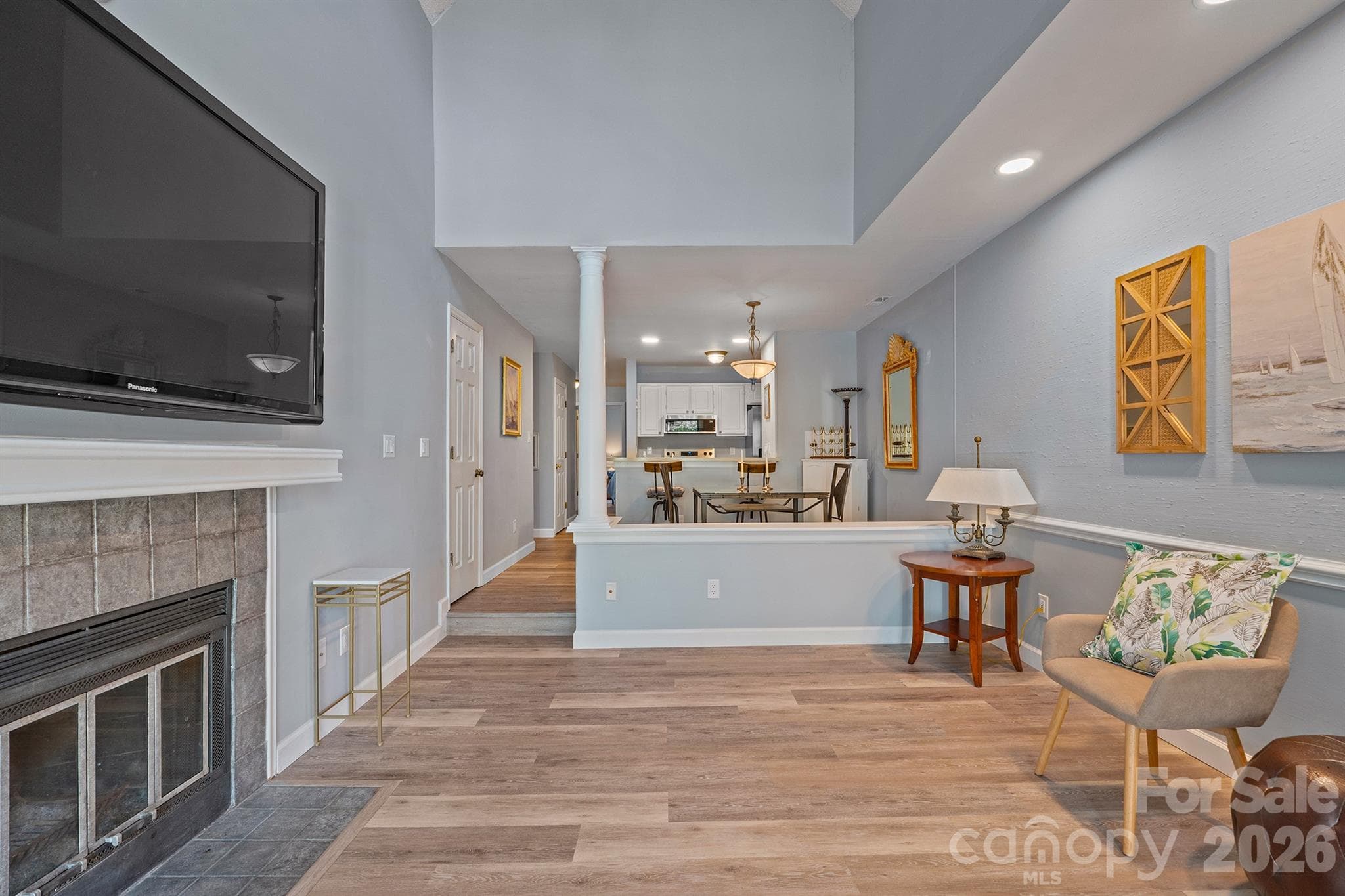 New floors are easy to view here Luxury vinyl Plank - 327 Northwest Drive, Davidson
