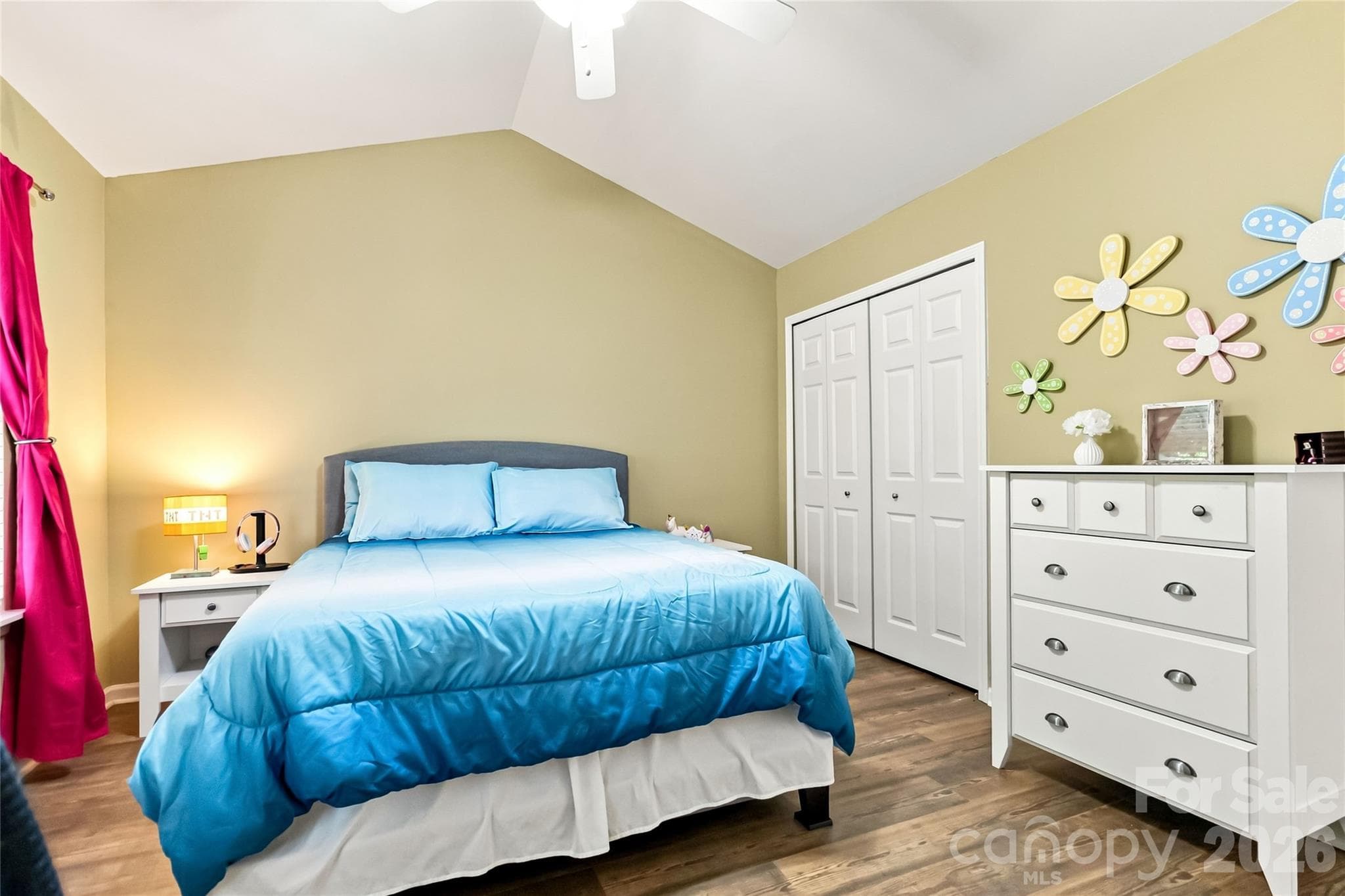 Vaulted ceiling in this secondary bedroom! - 4829 Grier Farm Lane, Charlotte