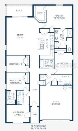 Floor Plan - 41 WOODLYN LN, PALM COAST