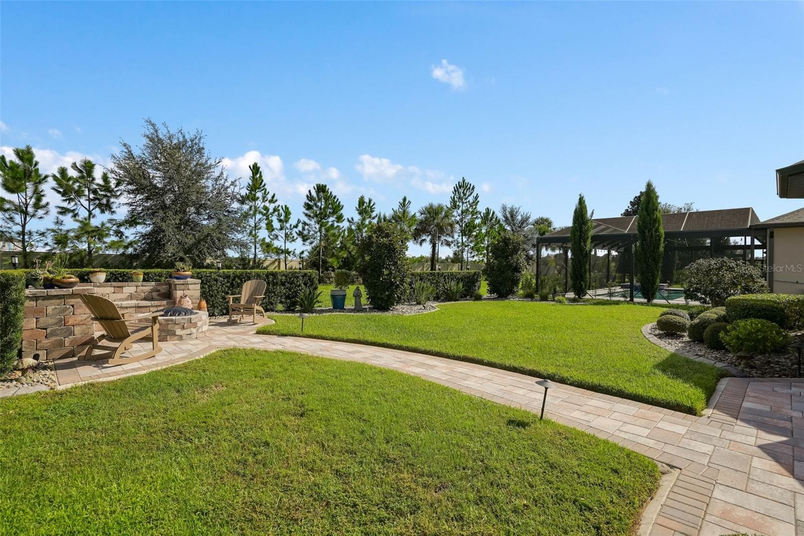 A beautiful rear yard. - 1279 ZEEK RIDGE ST, CLERMONT