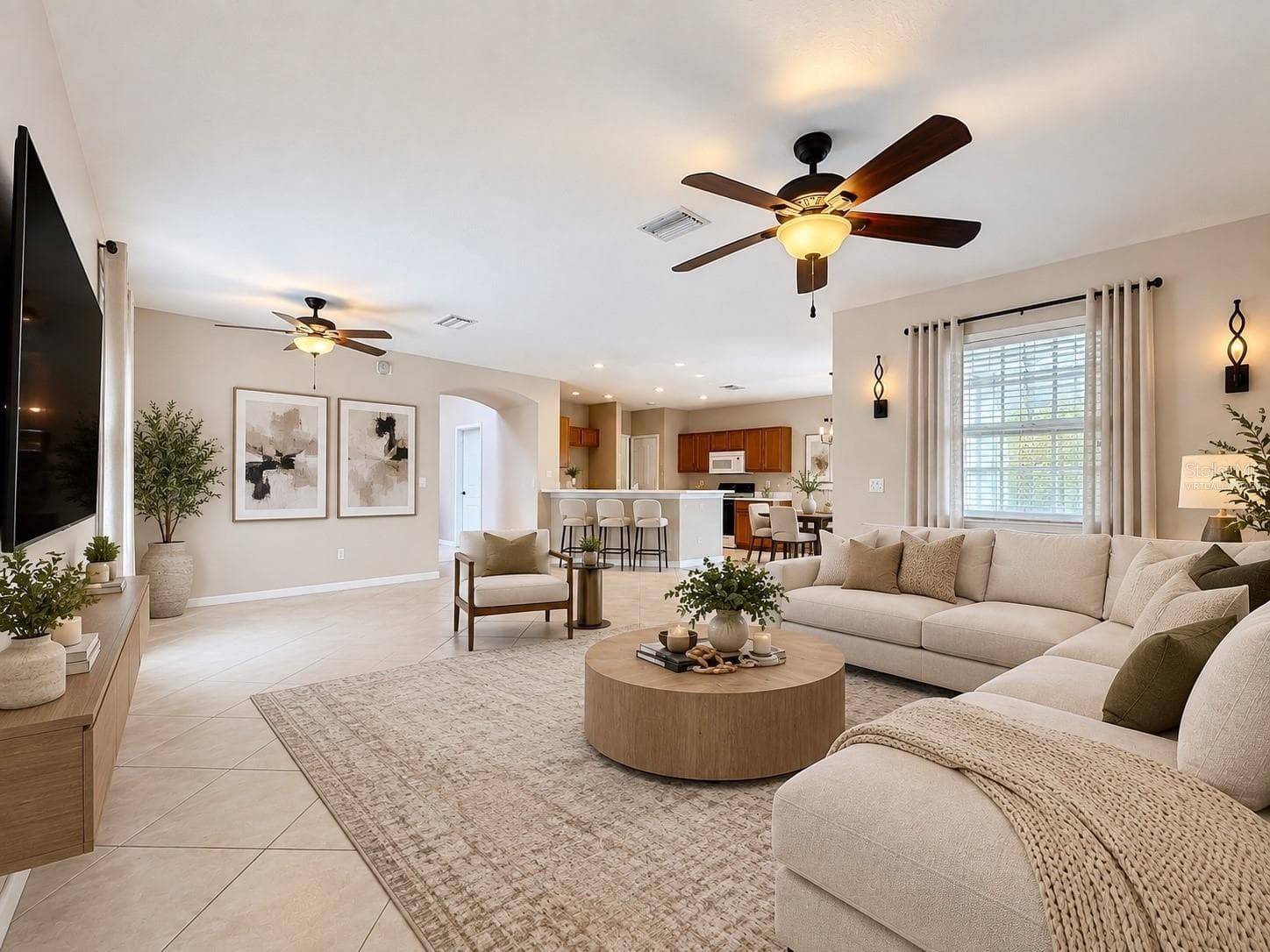Virtually staged! Very easy to recreate. - 7931 CARRIAGE POINTE DR, GIBSONTON