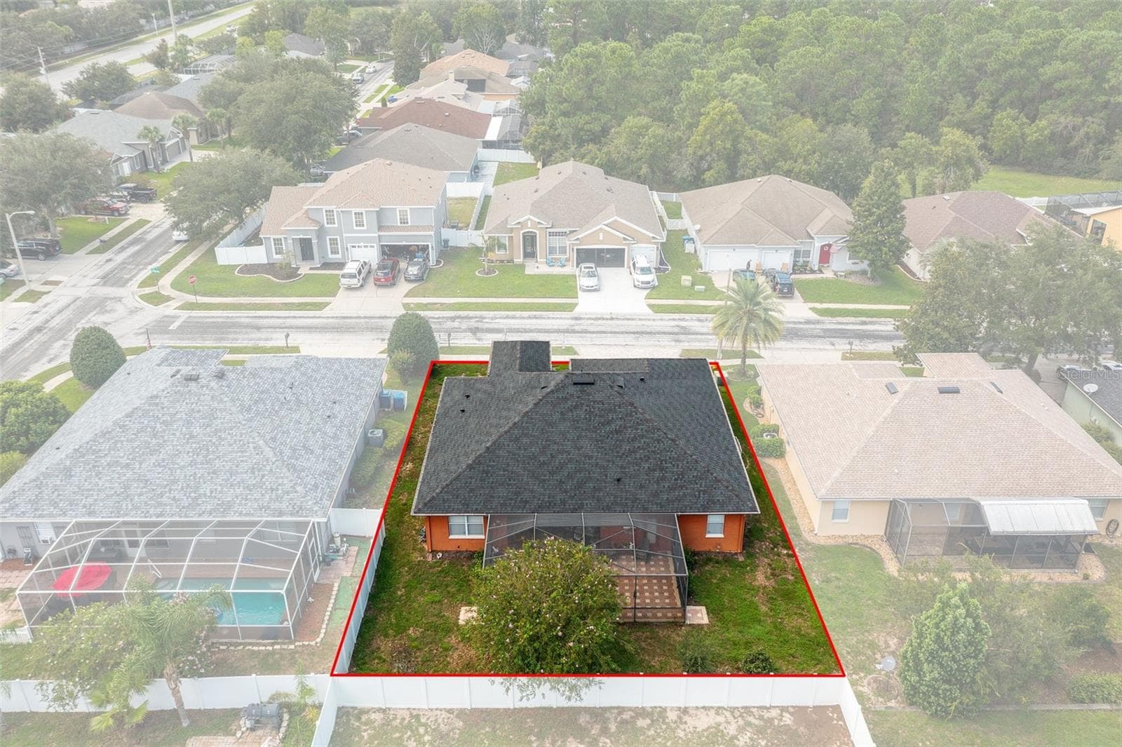 Ariel View of the Home - 14056 LEYBOURNE WAY, SPRING HILL