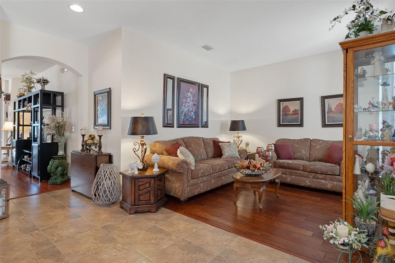 The Formal Living Room is a bright and open space - 14056 LEYBOURNE WAY, SPRING HILL