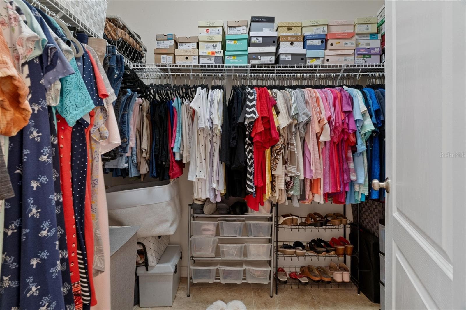 The Master Bedroom has a large Walk-In Closet - 14056 LEYBOURNE WAY, SPRING HILL