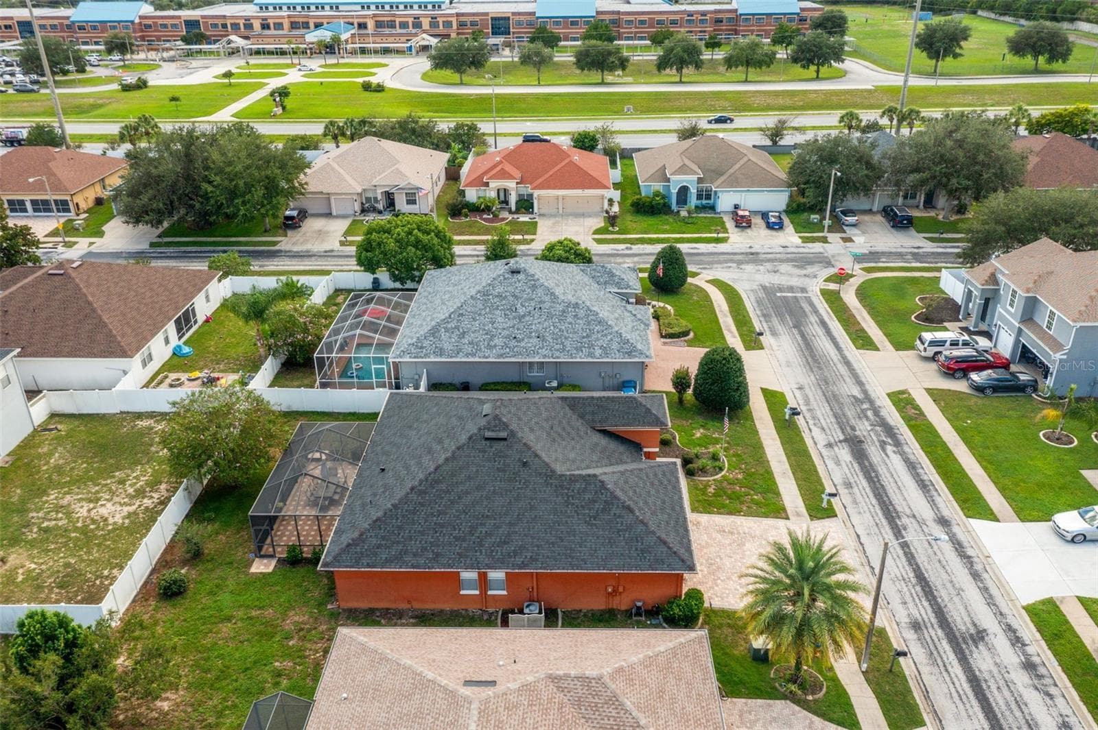 Ariel View of the House - 14056 LEYBOURNE WAY, SPRING HILL