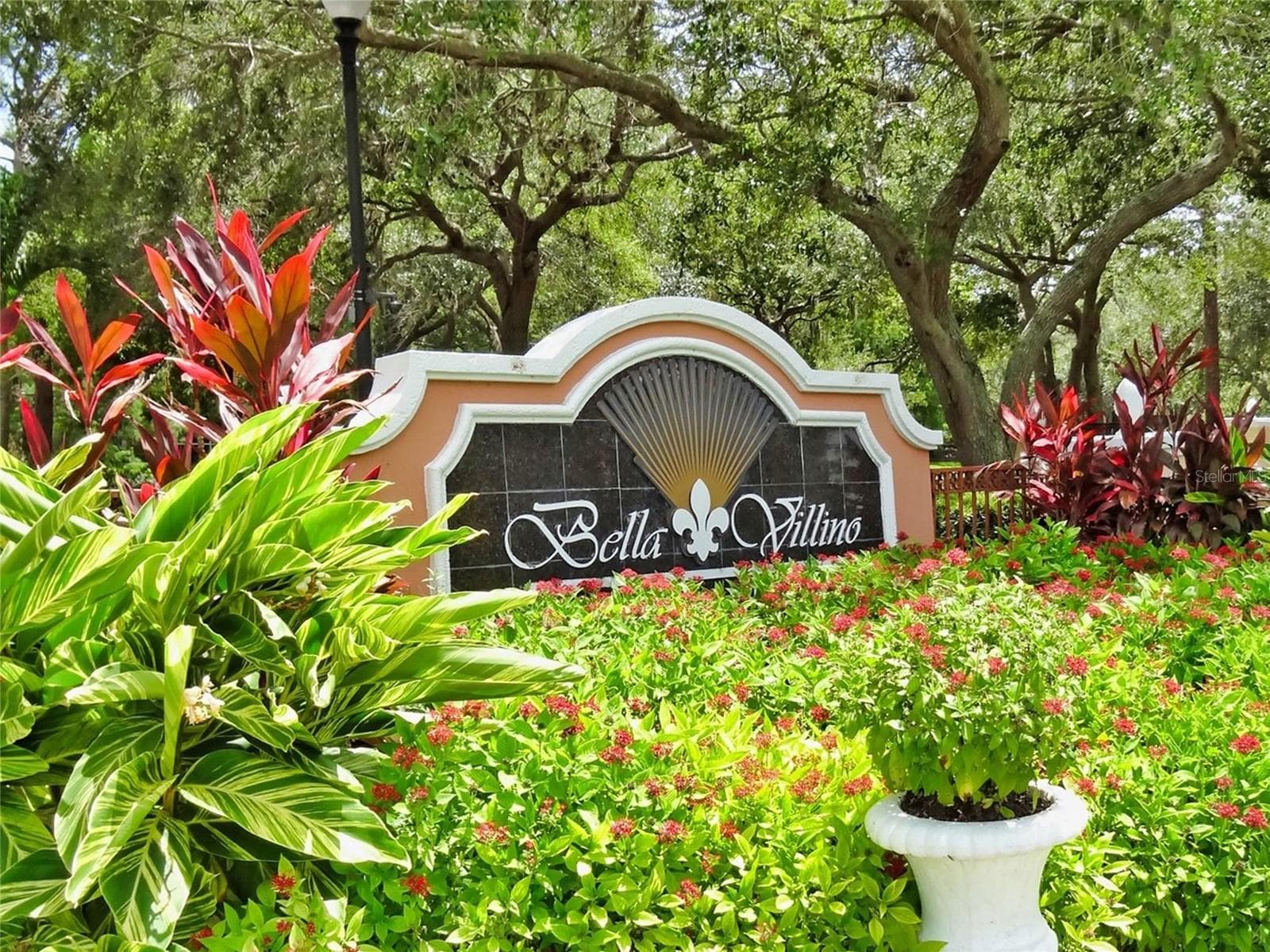 Bella Villino entry sign - 4138 CENTRAL SARASOTA PKWY #1521, SARASOTA
