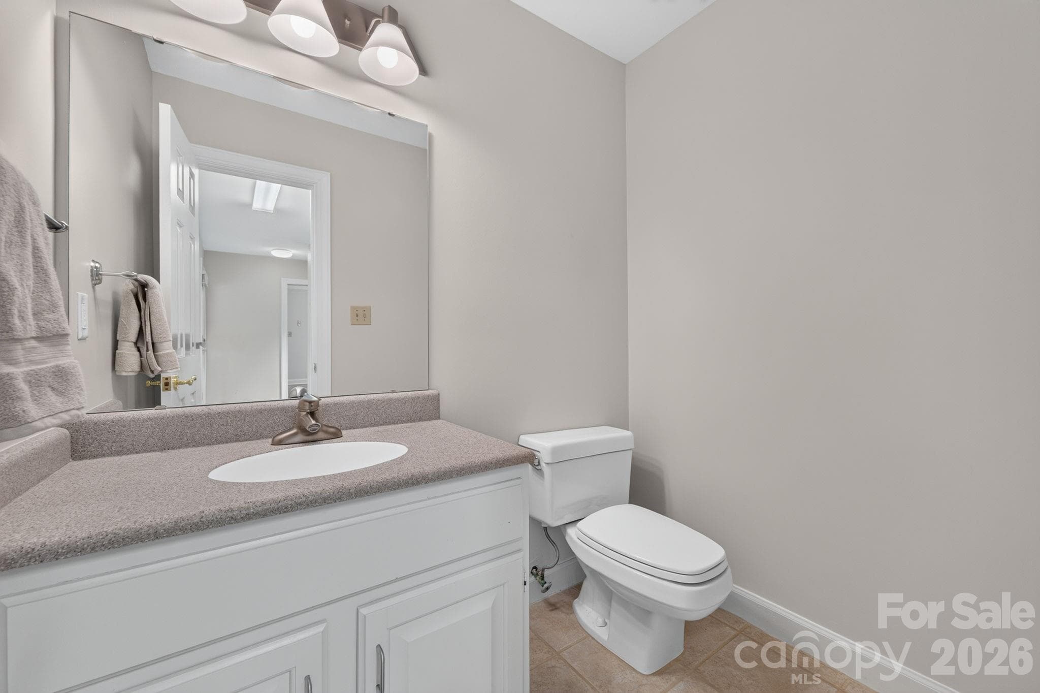 Powder Room off Garage - 3517 Honeysuckle Drive, Matthews