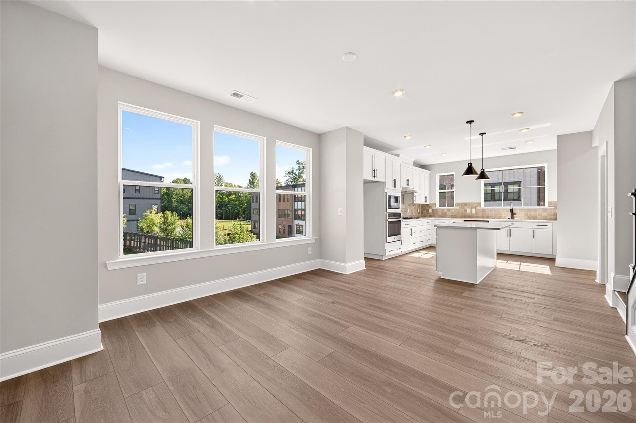 Light filled dining space - 411 Old Town Village Road, Waxhaw