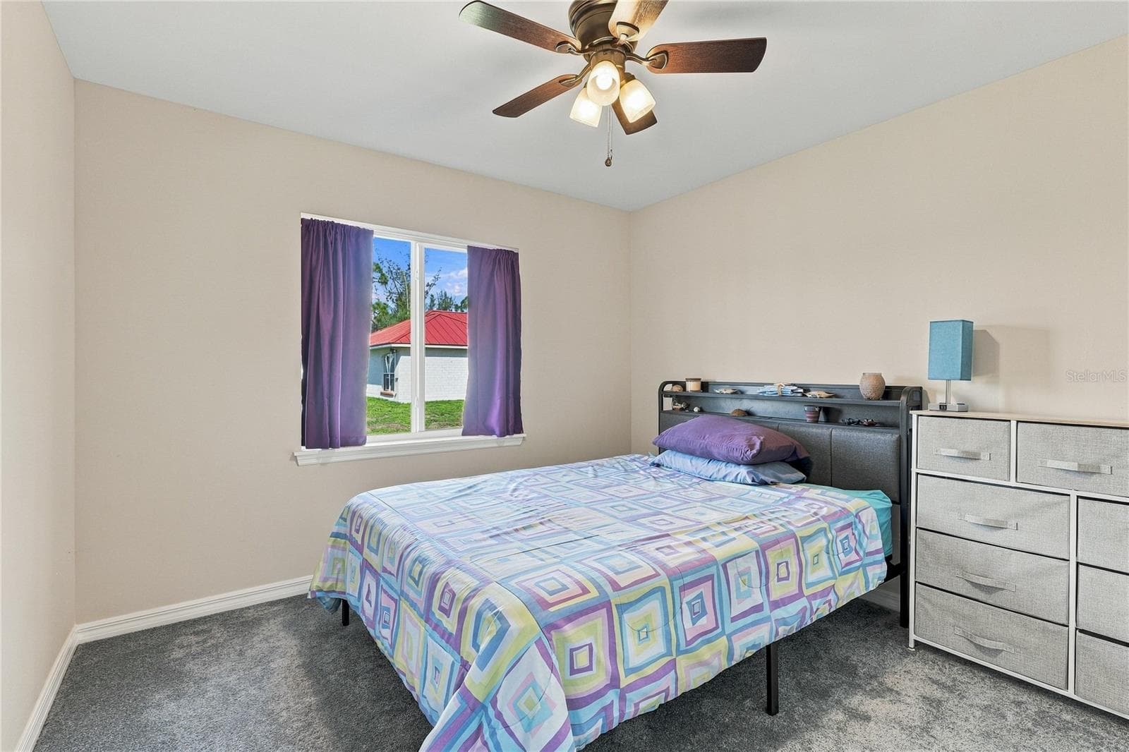 GUEST BEDROOM 2 WITH VIEW OF CANAL - 10554 LIVE OAK RD, PORT CHARLOTTE