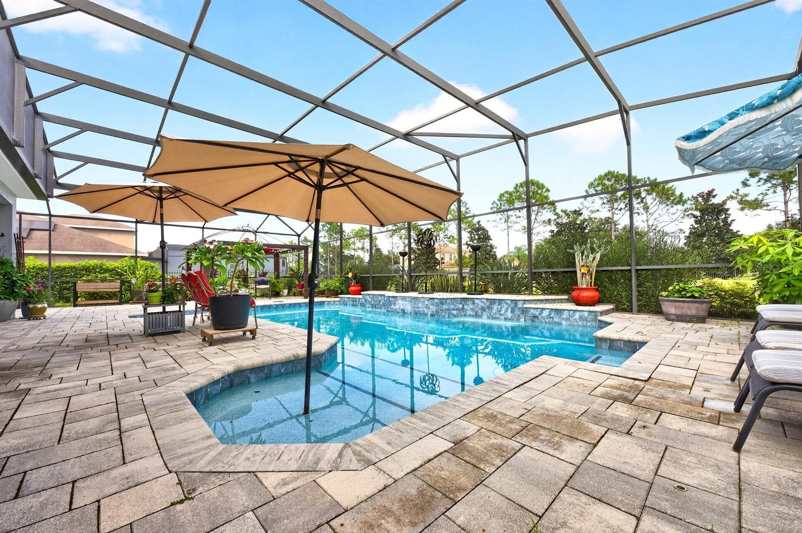 Private screened pool. - 3135 AMALFI DR, ORLANDO