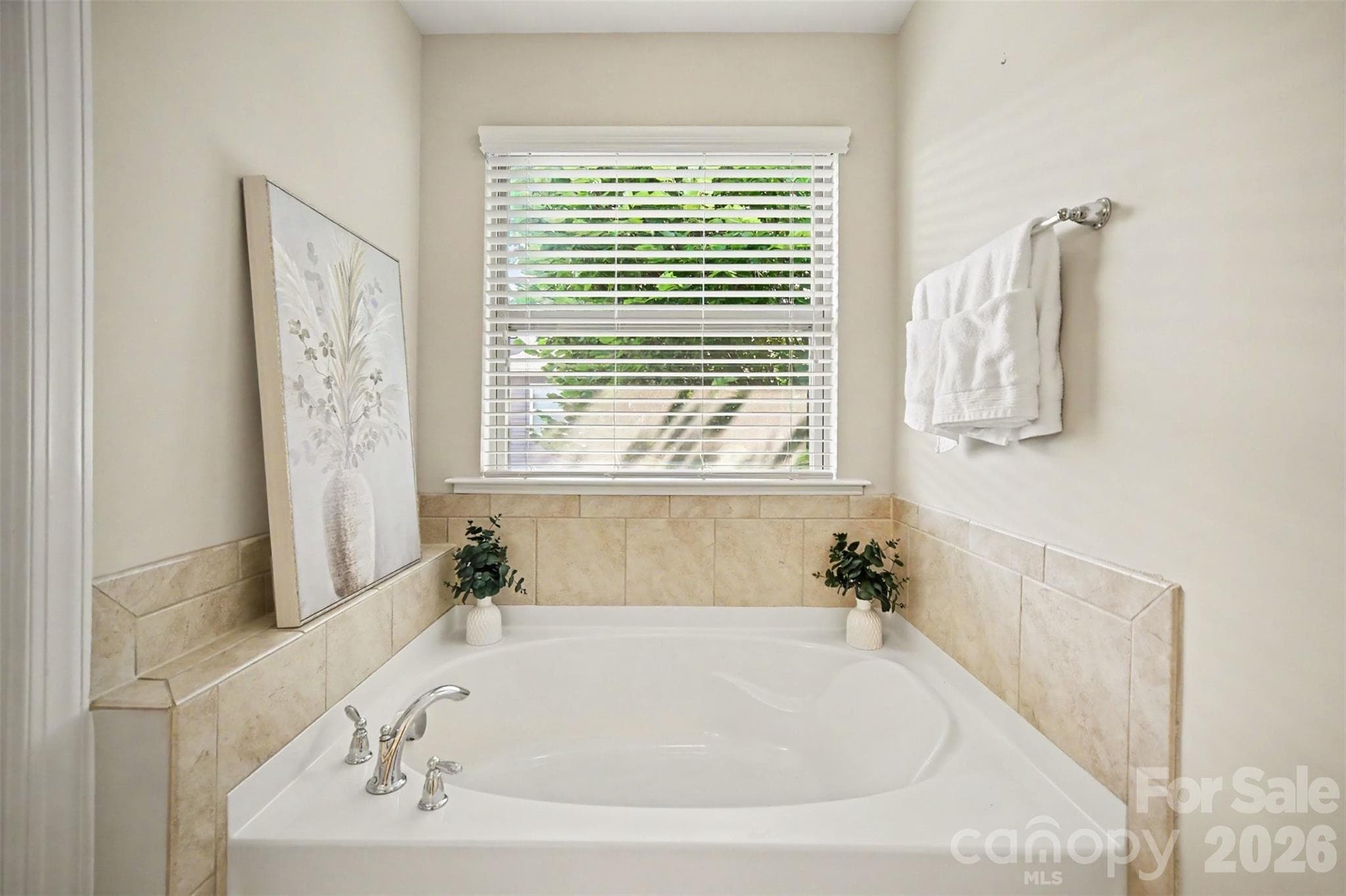 Primary bathroom with garden tub and walk-in shower - 824 Ayrshire Avenue, Fort Mill