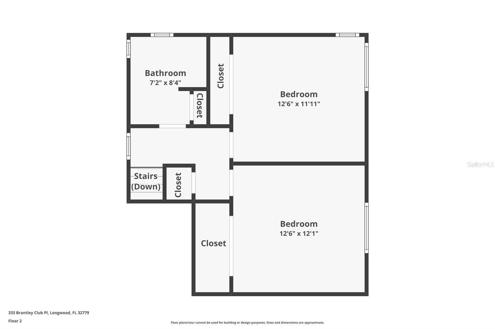 Second Floor Floor Plan - 333 BRANTLEY CLUB PL, LONGWOOD
