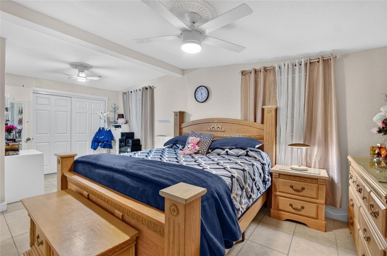 Spacious Primary Bedroom with two built in closets. - 1727 WAIKIKI WAY, TAMPA