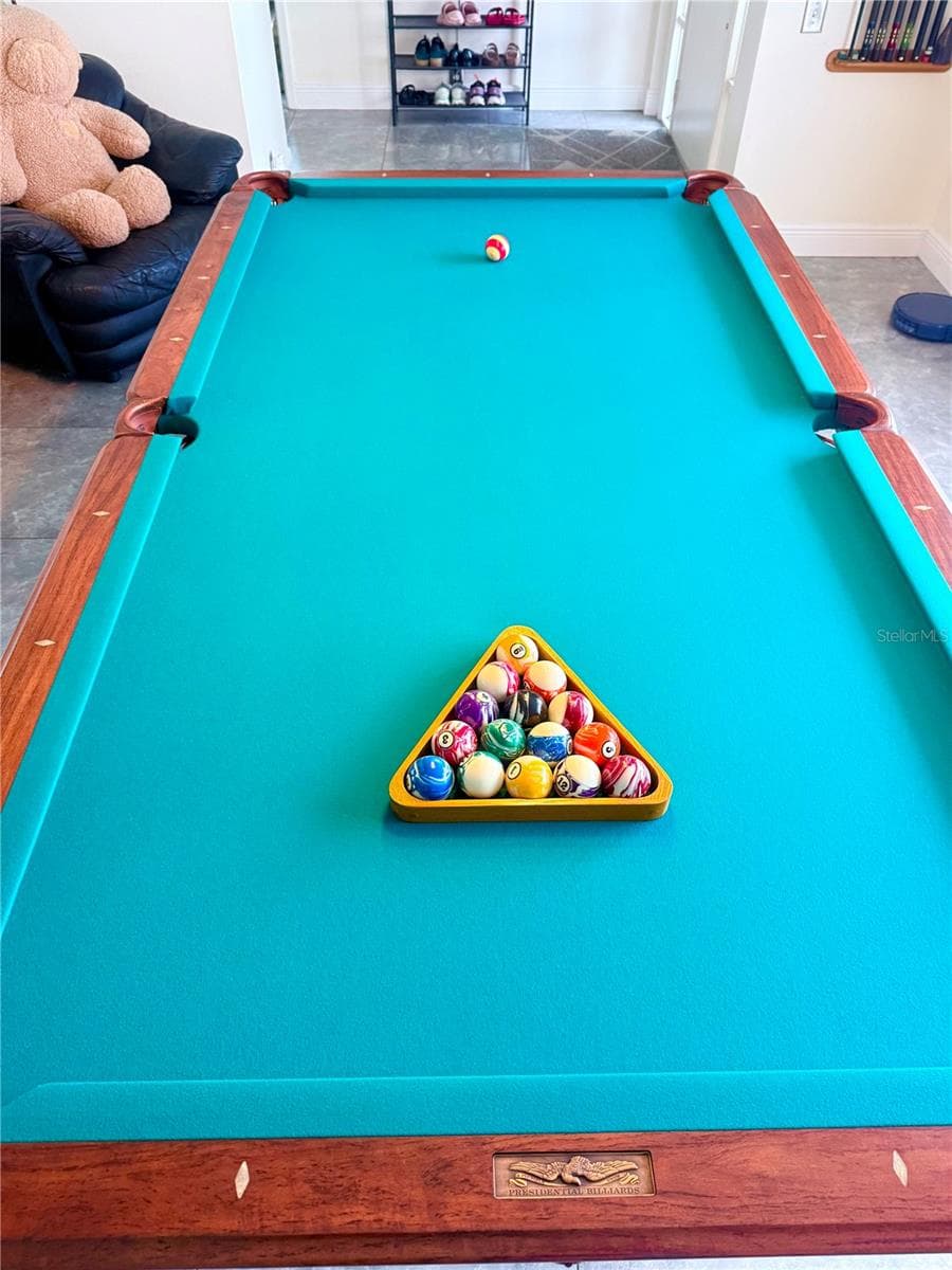 Pool table is great condition. - 8612 BRAXTON DR, HUDSON