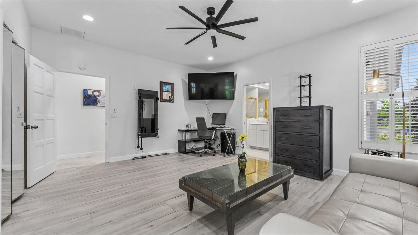 Bedroom 3 - currently used as an exercise room and officce - 3417 BARLEY CT, LAKELAND