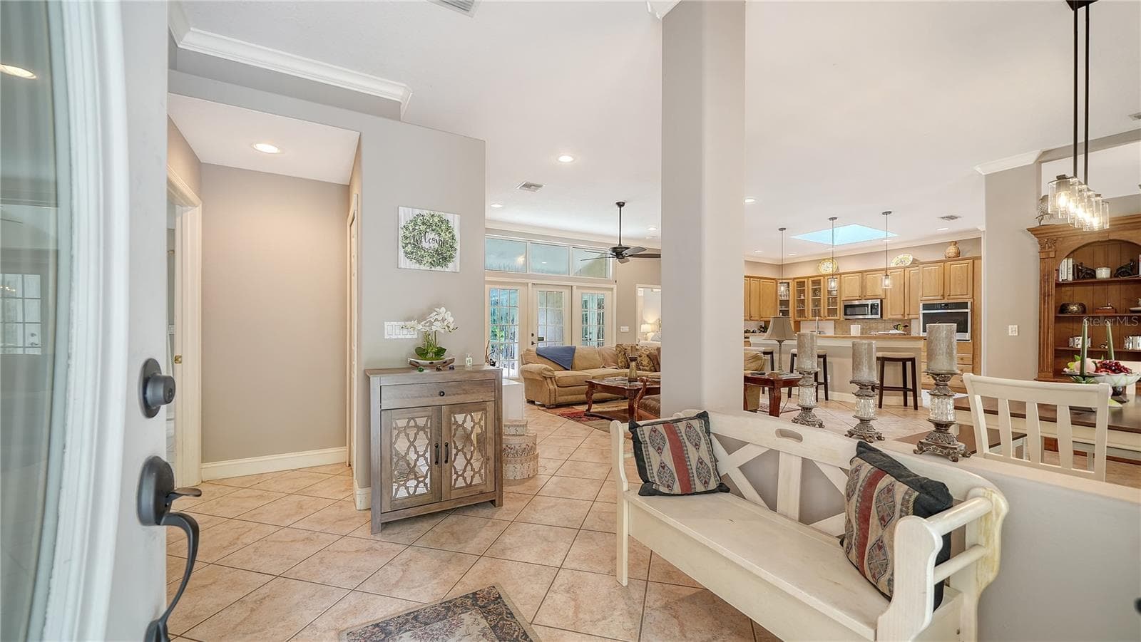 Expansive great room greets you from foyer - 2166 SYLVAN LEA DR, SARASOTA