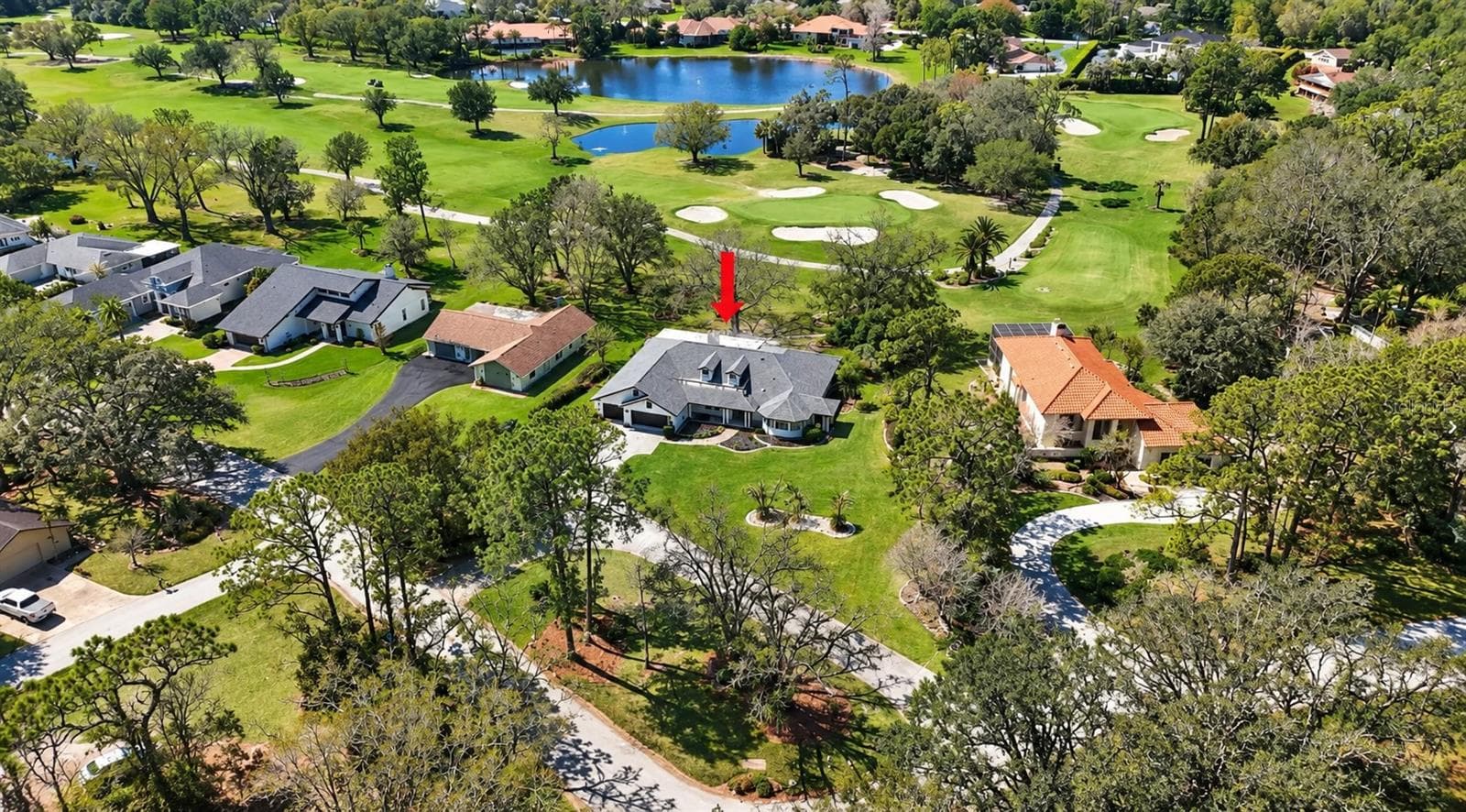 arial view - 5331 SADDLEBROOK WAY, WESLEY CHAPEL