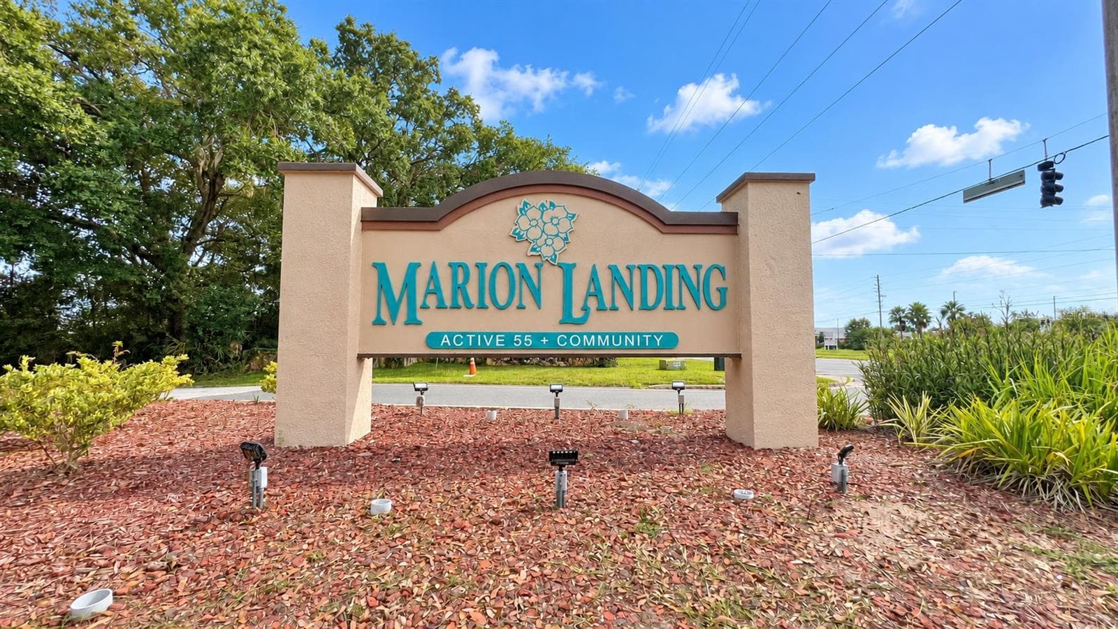 Entrance to Marion Landing. This is a large, well-maintained neighborhood. - 6501 SW 84TH PLACE RD, OCALA