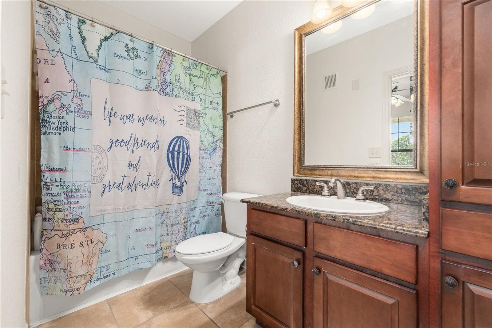 Bedroom 2's private bathroom with a shower/bathtub combination - 901 CHARO PKWY #716, DAVENPORT
