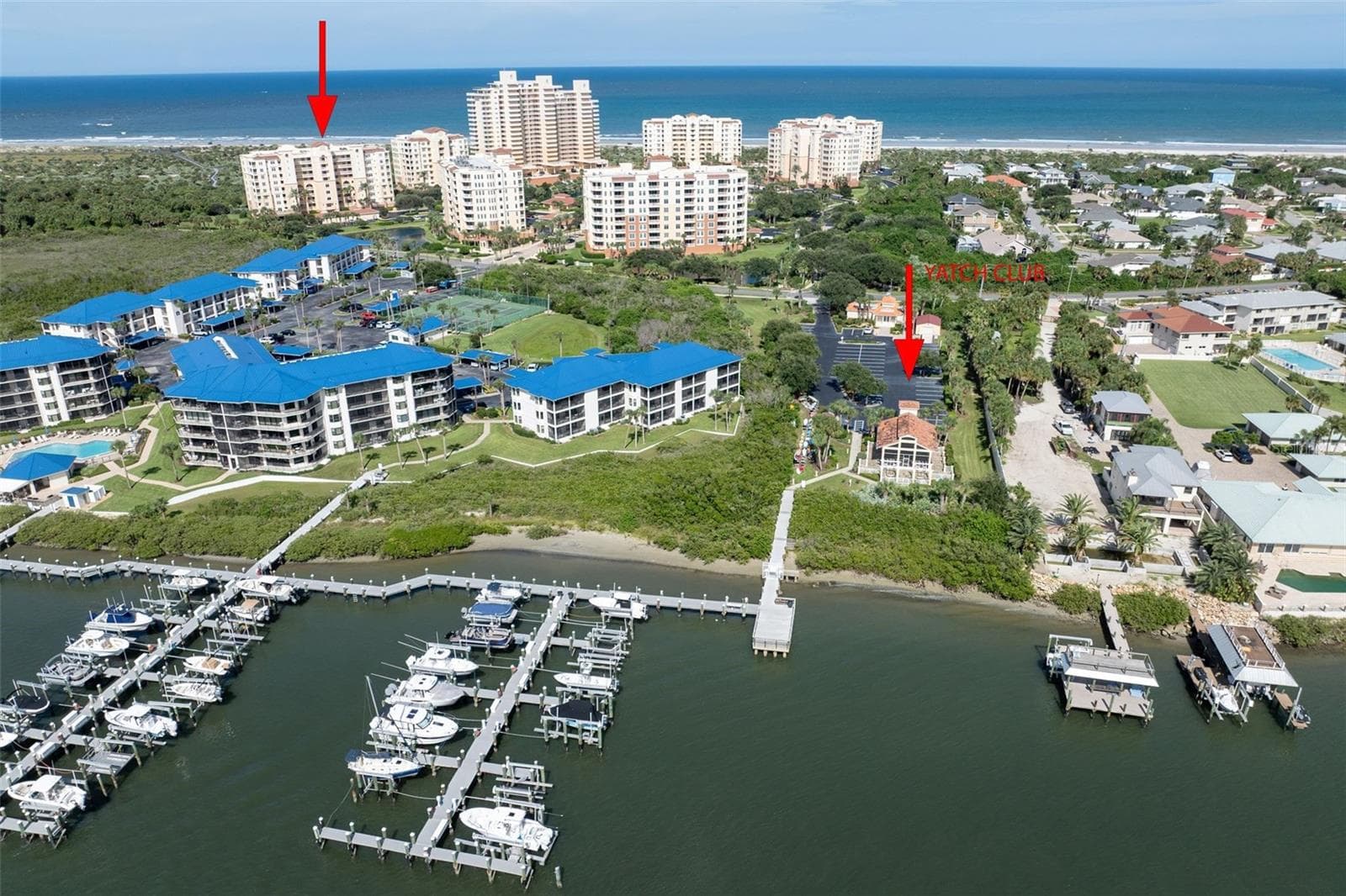Minorca riverfront gazebo with BBQ grills, tables & chairs & bathrooms. Parking & Access for the 64 boat slip marina. - 261 MINORCA BEACH WAY #904, NEW SMYRNA BEACH