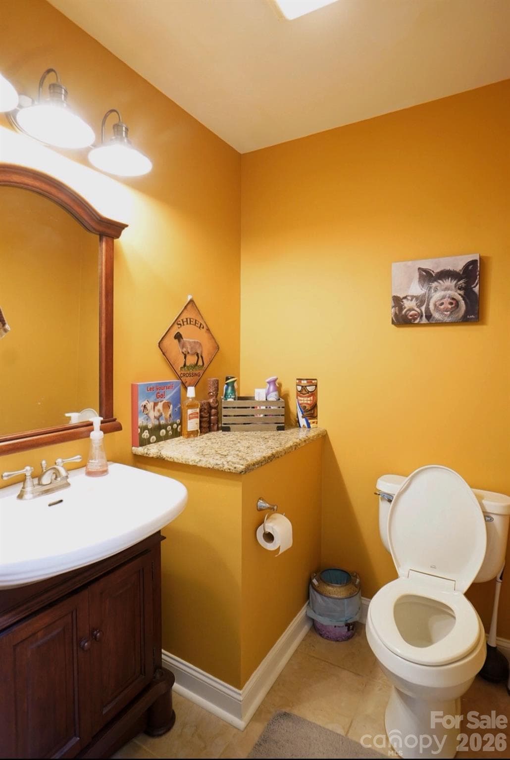Downstairs half bath - 1244 Ross Wright Road, Polkton