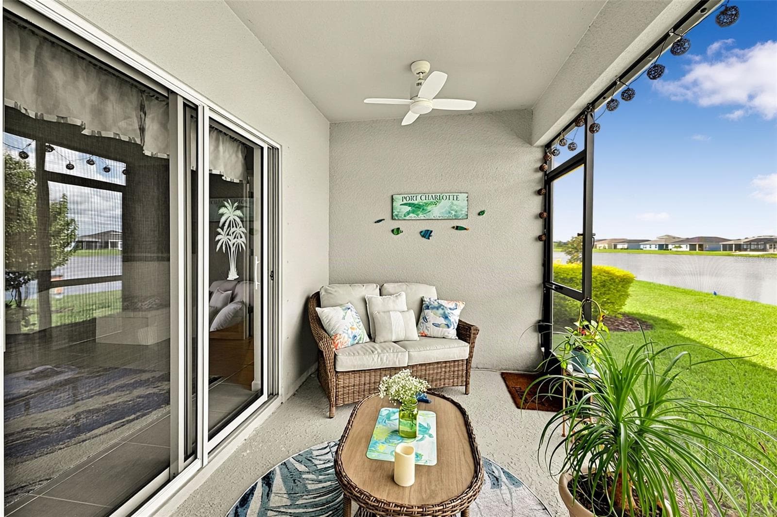 screened lanai - 16363 COCONUT PALM DR, PORT CHARLOTTE