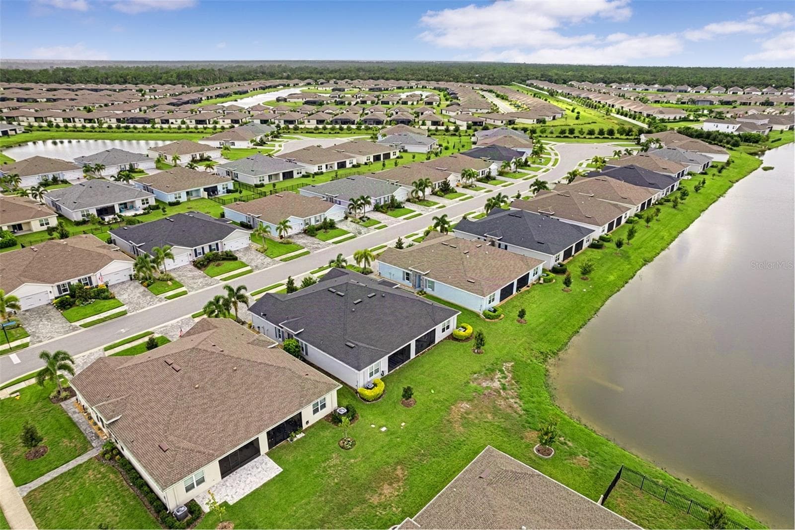 aerial - 16363 COCONUT PALM DR, PORT CHARLOTTE
