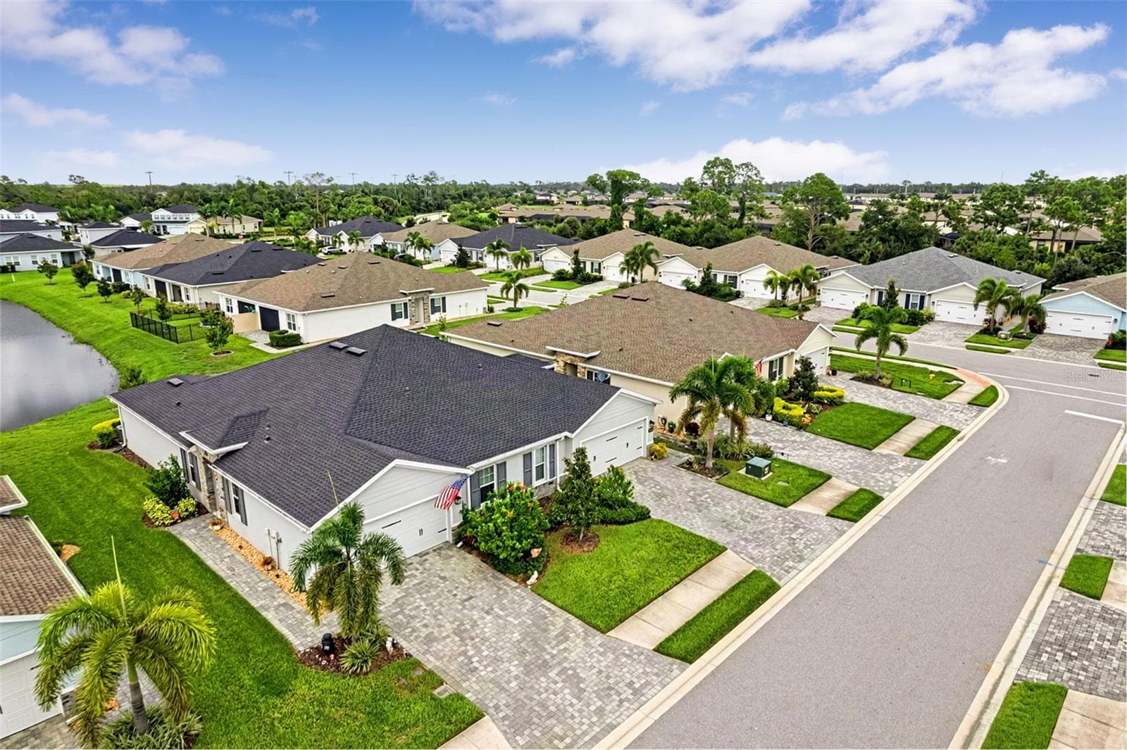 aerial - 16363 COCONUT PALM DR, PORT CHARLOTTE