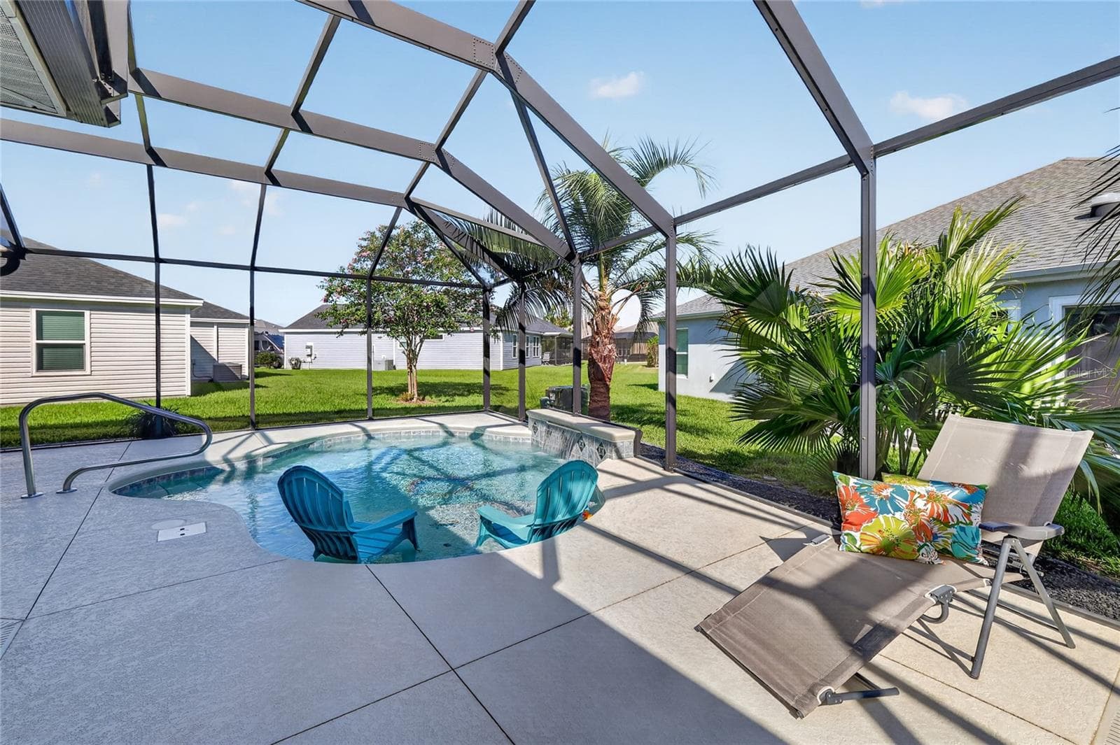 SALT WATER POOL WITH WATER FALL - 5825 FLINT LOOP, THE VILLAGES