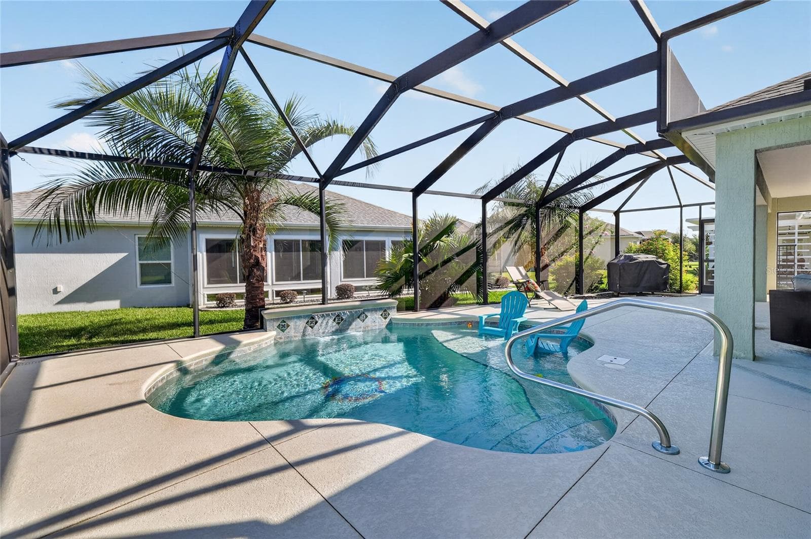 SALT WATER POOL WITH WATER FALL - 5825 FLINT LOOP, THE VILLAGES