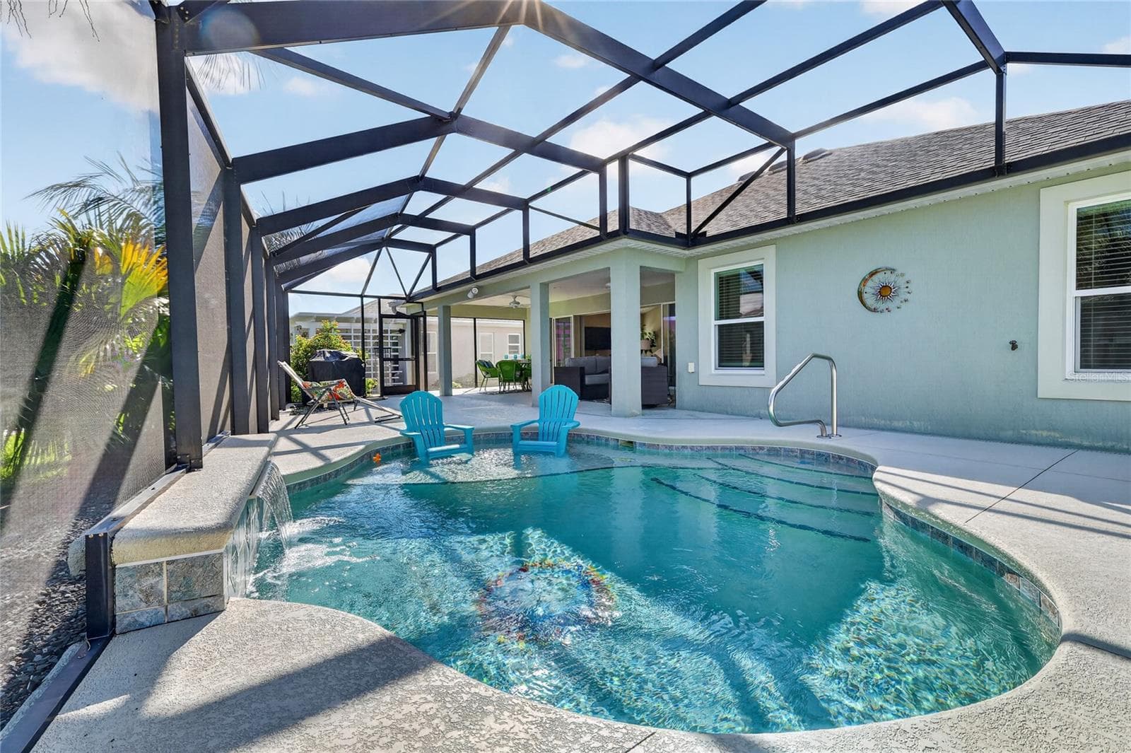 SALT WATER POOL WITH WATER FALL - 5825 FLINT LOOP, THE VILLAGES