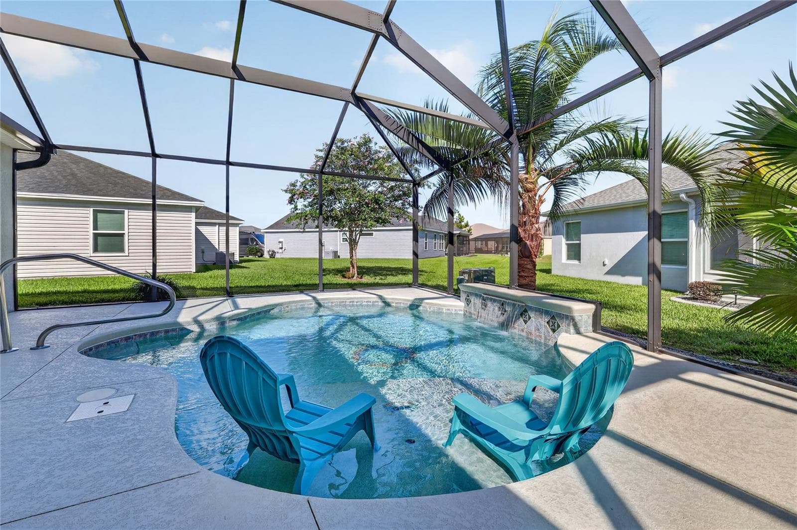 SALT WATER POOL WITH WATER FALL - 5825 FLINT LOOP, THE VILLAGES