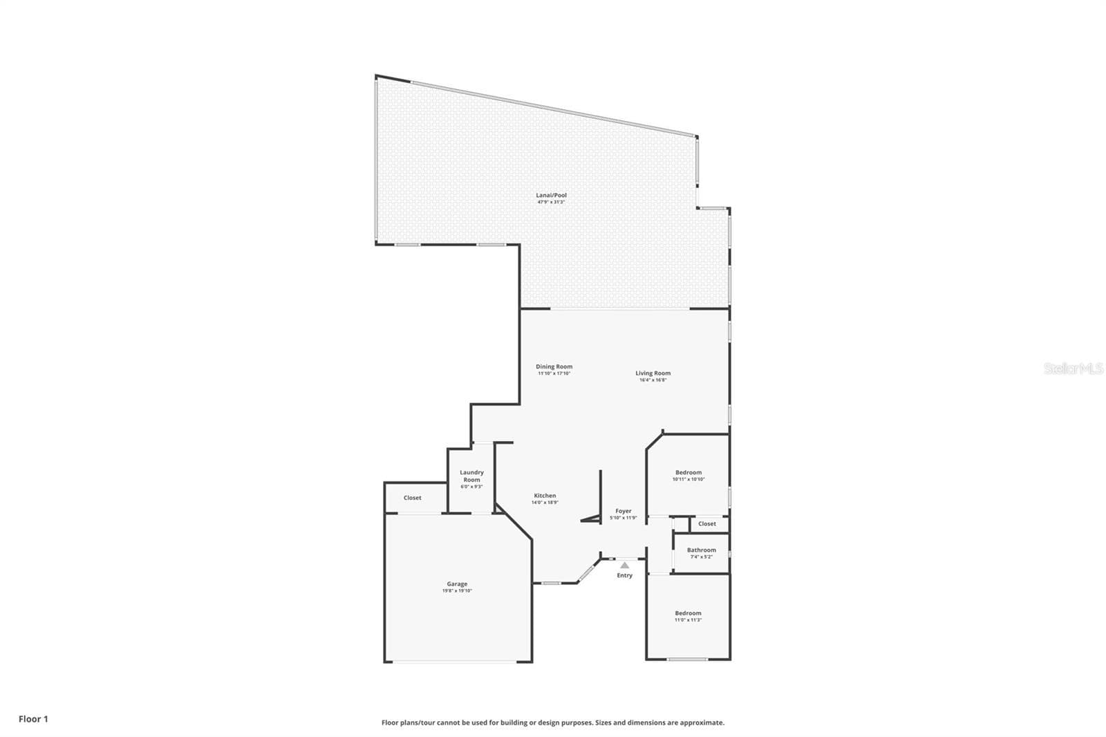 Floor Plan - 5825 FLINT LOOP, THE VILLAGES
