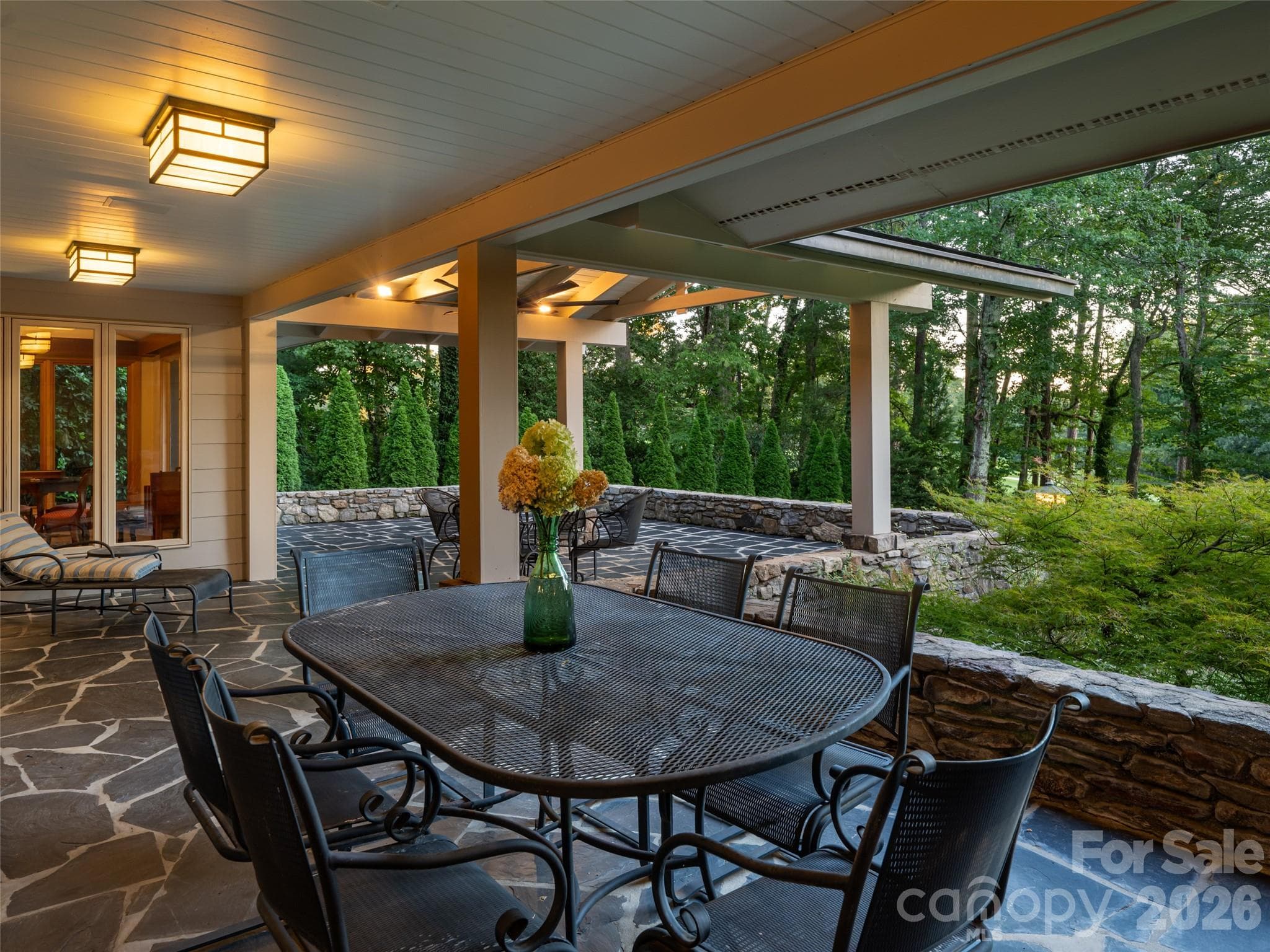 Rear Patio - 17 Amherst Road, Biltmore Forest