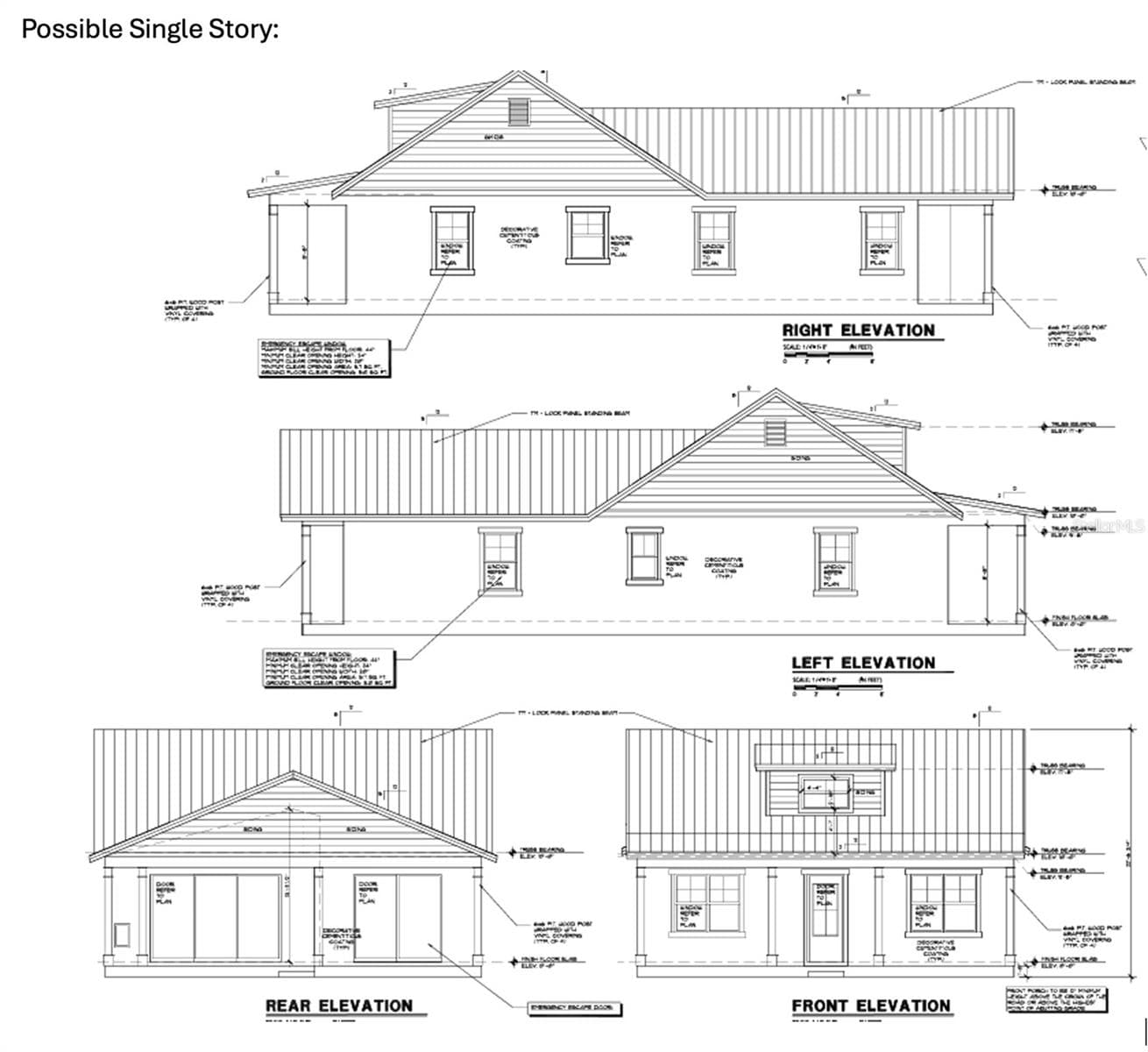 Possible single story plan - 5262 5TH AVE N, ST PETERSBURG