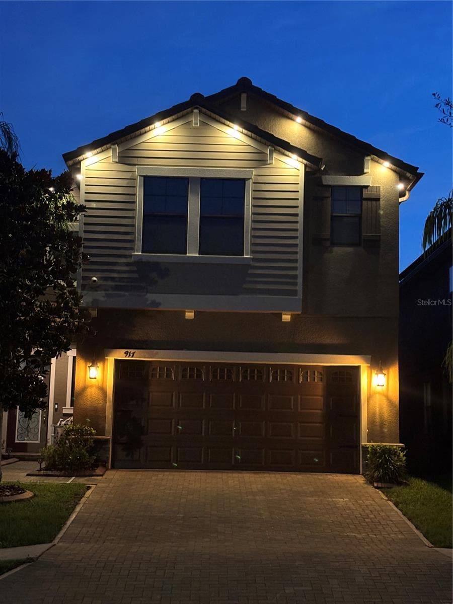 Front view at night - 917 TERRA VISTA ST, BRANDON