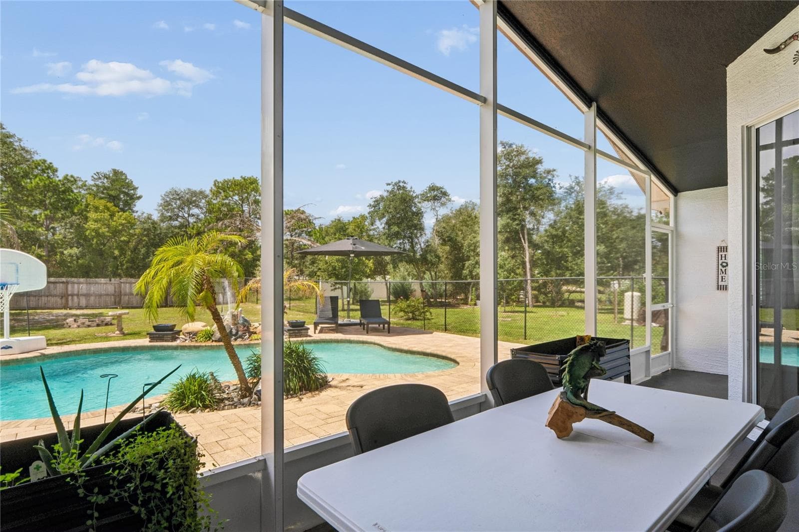 Screened in lanai - 11309 LAPWING RD, WEEKI WACHEE