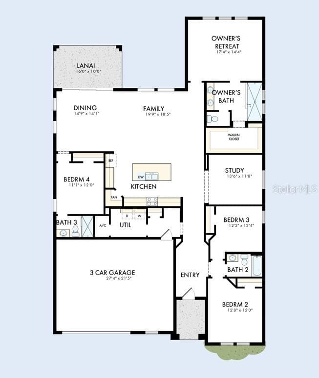 Floor Plan - 320 STETSON RISE CT, PLANT CITY