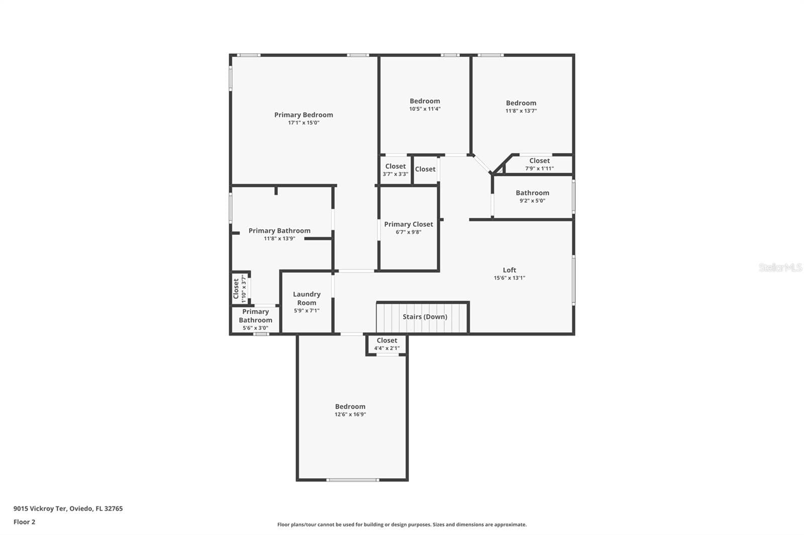 Floorplan - 2nd floor - 9015 VICKROY TER, OVIEDO