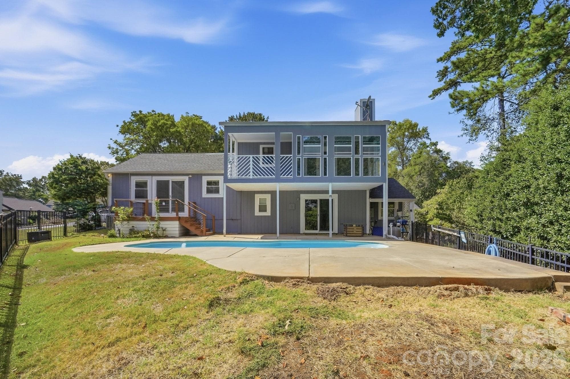 Private, fully fenced backyard with room to roam! Bring the animals, plant a garden, or create your own outdoor oasis. - 3022 Point Clear Drive, Tega Cay