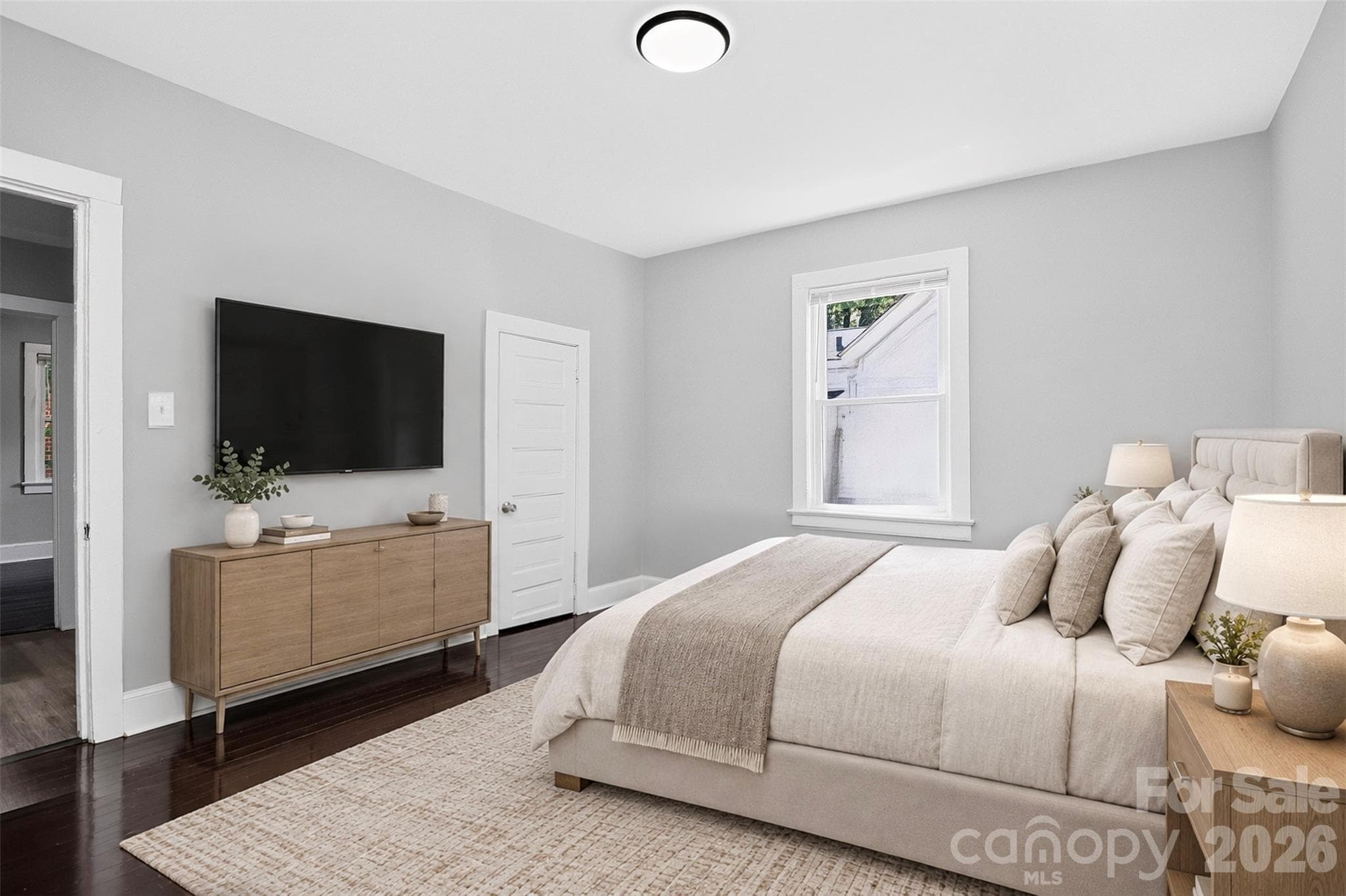 Bedroom 1 (Virtually Staged) - 2304 Kennesaw Drive, Charlotte